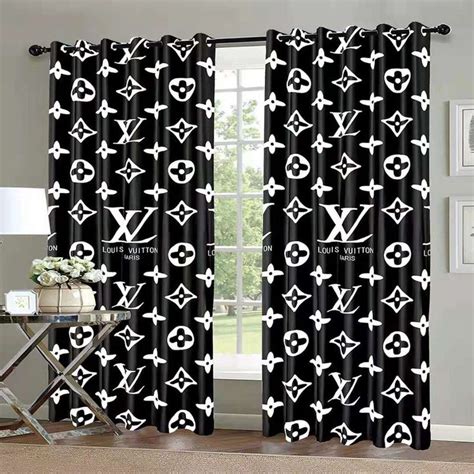 louis vuitton living room curtains.